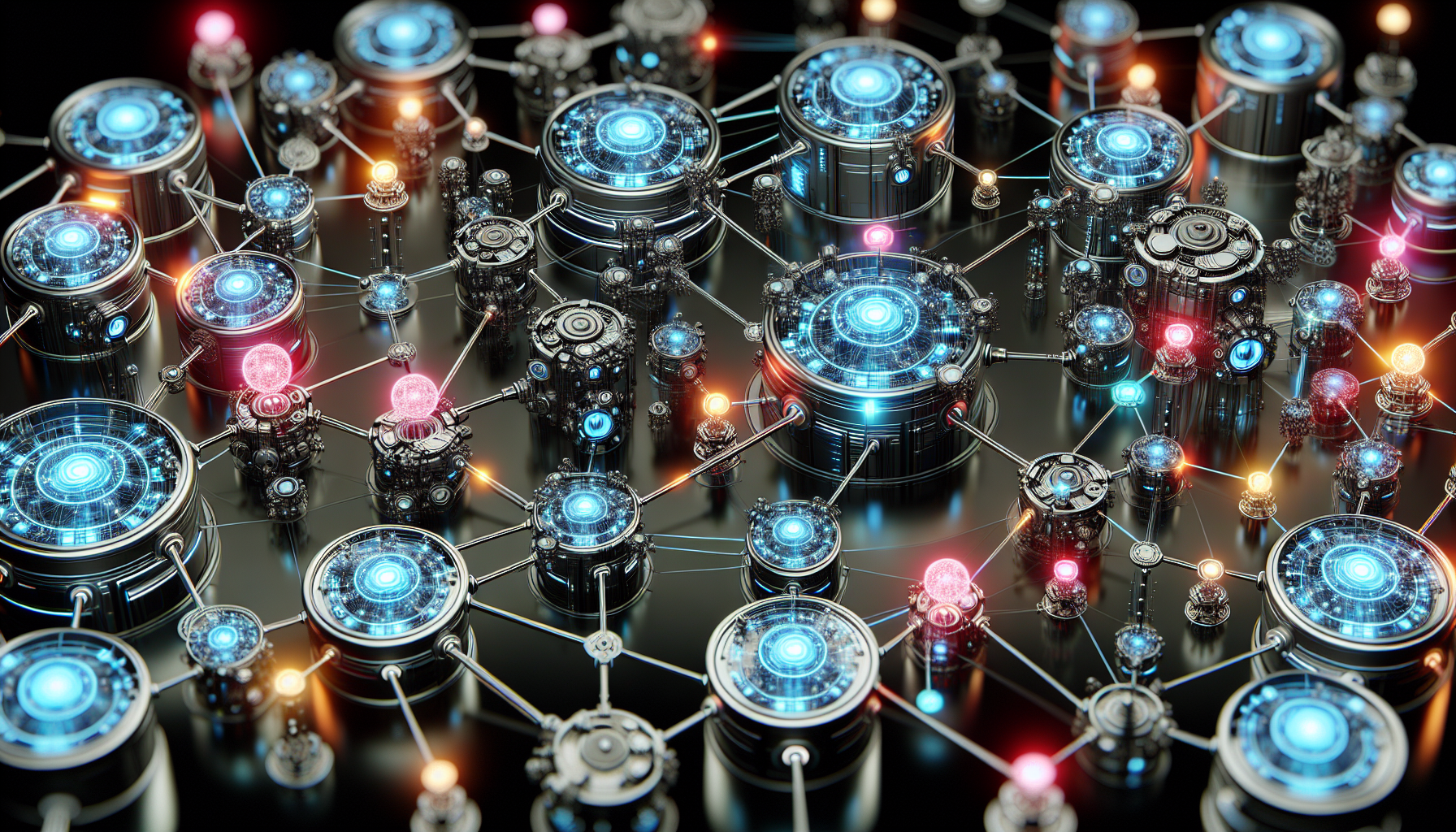 Illustration of robotic systems and machine learning